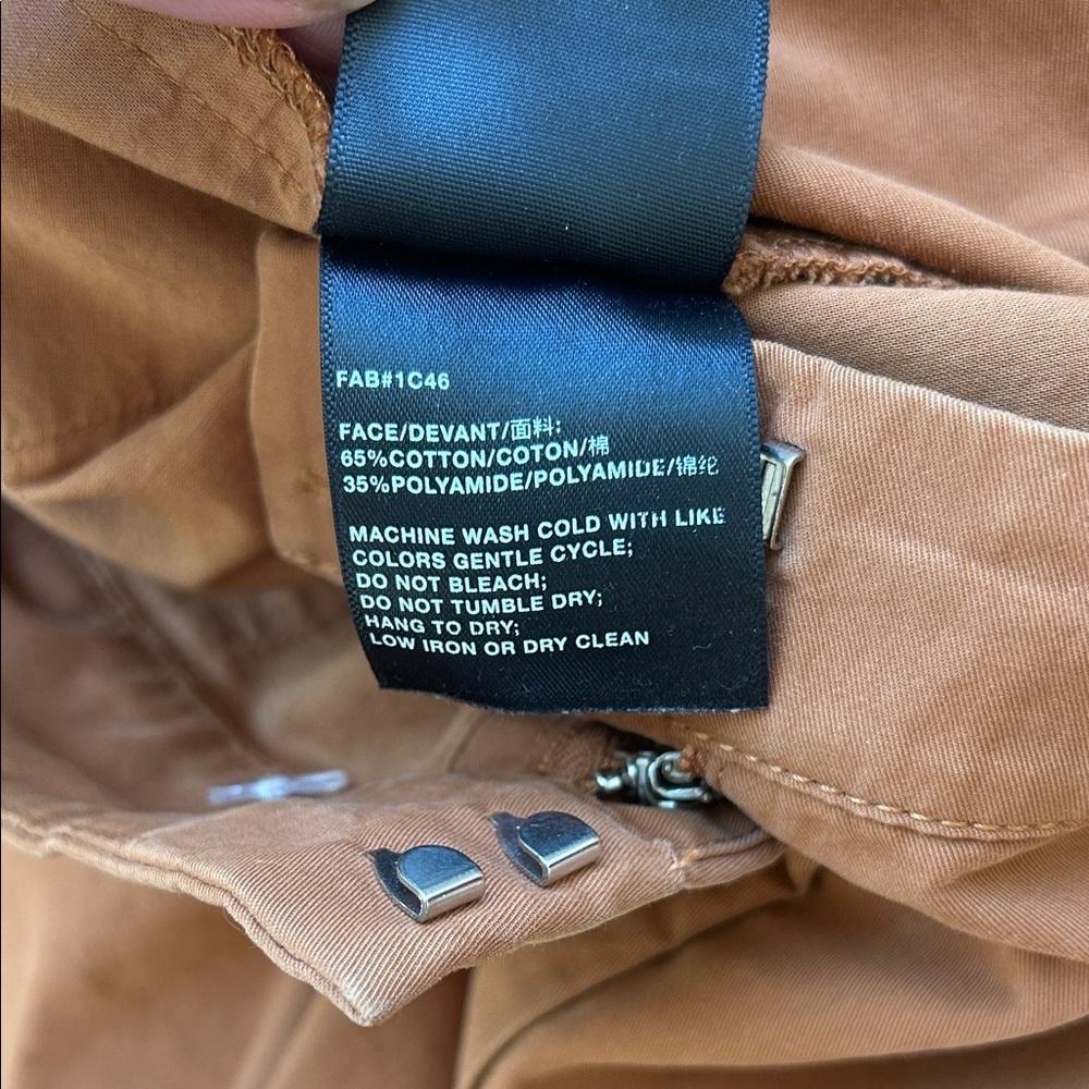 Lafayette 148 New York Clinton Rich Clay Cropped Pants | 12 - Picture 6 of 6